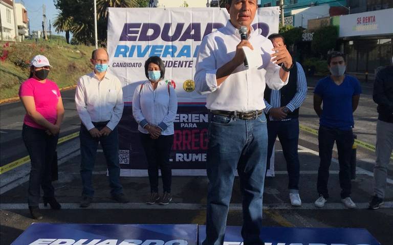 Ofrece Eduardo Rivera reducir trámites para evitar corrupción en obras