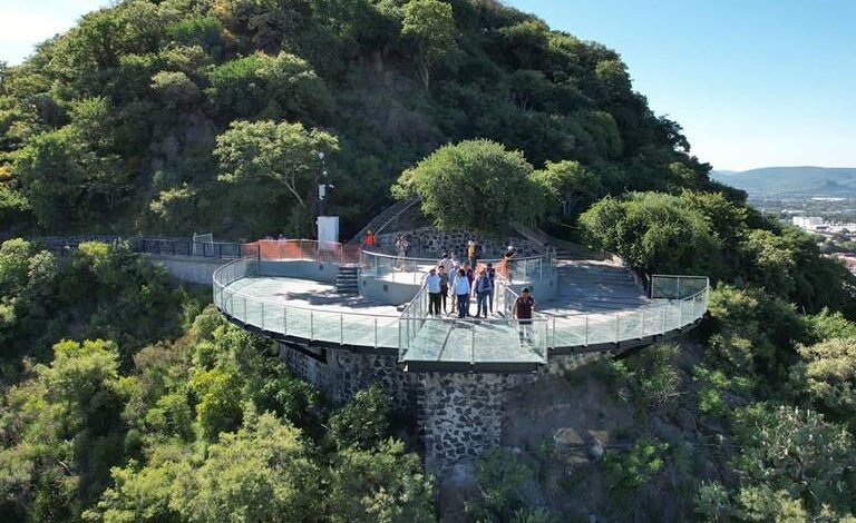 Reportan avance del 80% en el mirador de Atlixco