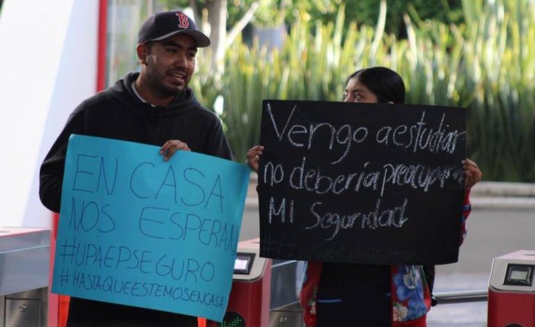 Alumnos UPAEP exigen seguridad en la zona; el miércoles asaltaron a cuatro