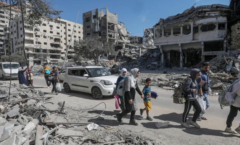 Cifra de desplazados en Gaza llega al millón, objetivo de Israel para invadir la Franja