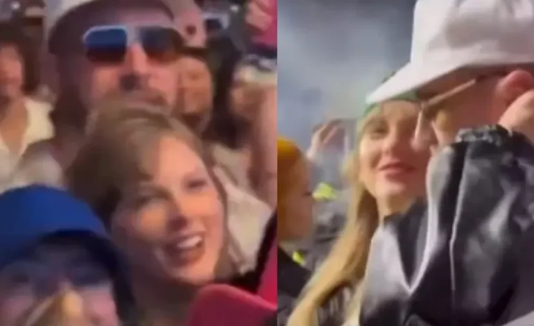 Captan a Taylor Swift y Travis Kelce en Coachella